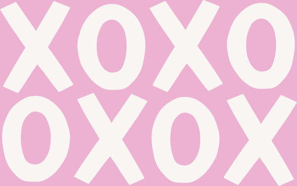 xoxo - pink