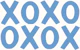 xoxo - blue