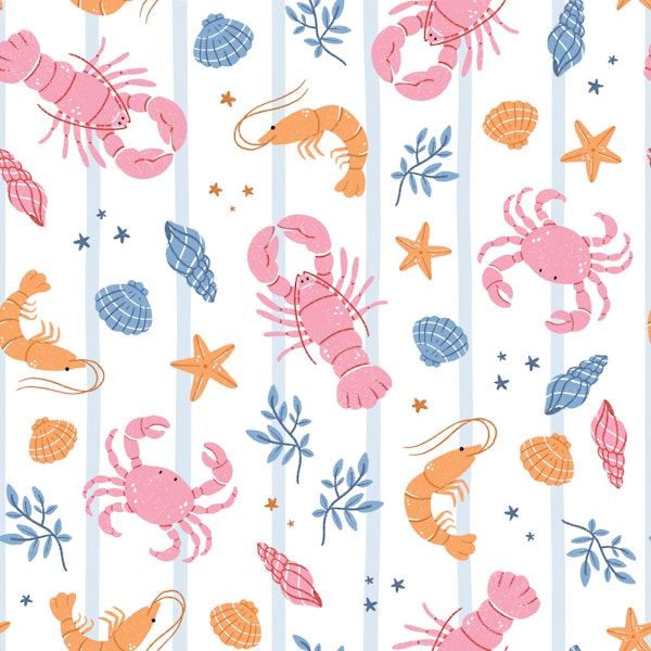 Mediterranean Joy - stripes blue