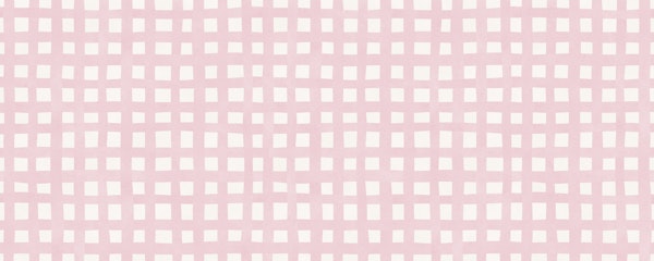 Soft Pink Grid Delight