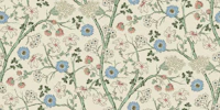 Midsummer bloom on beige - bohemian tapetit
