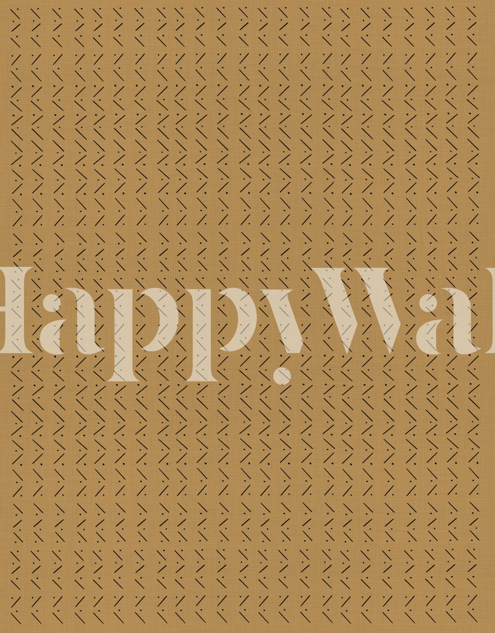 Mud Cloth Arrow Dot Glam 1 wallpaper in a room