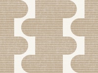 Norma Bauhaus vertical stripe kahki beige tapet