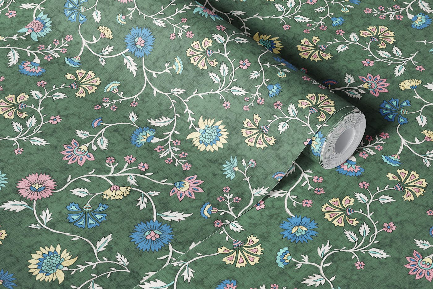 Jaipur French Country Army Green wallpaper roll