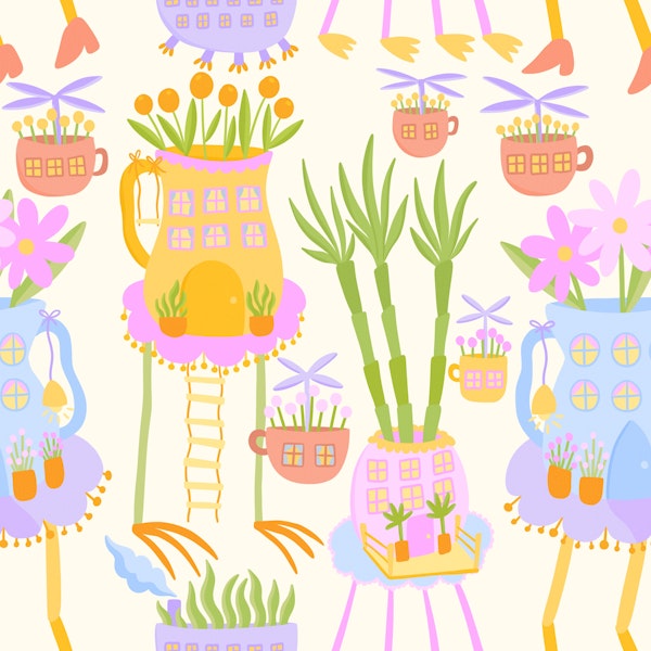 Whimsical Plant Houses