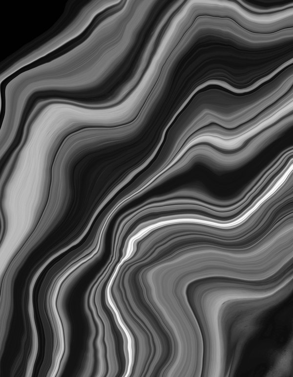 Liquid Black Gray Agate 1