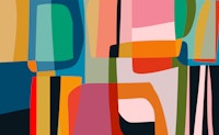 Colorful Modern Blocks wallpaper