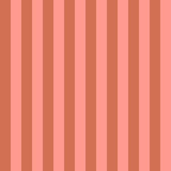 Terracotta and Pink Medium 70s Stripes