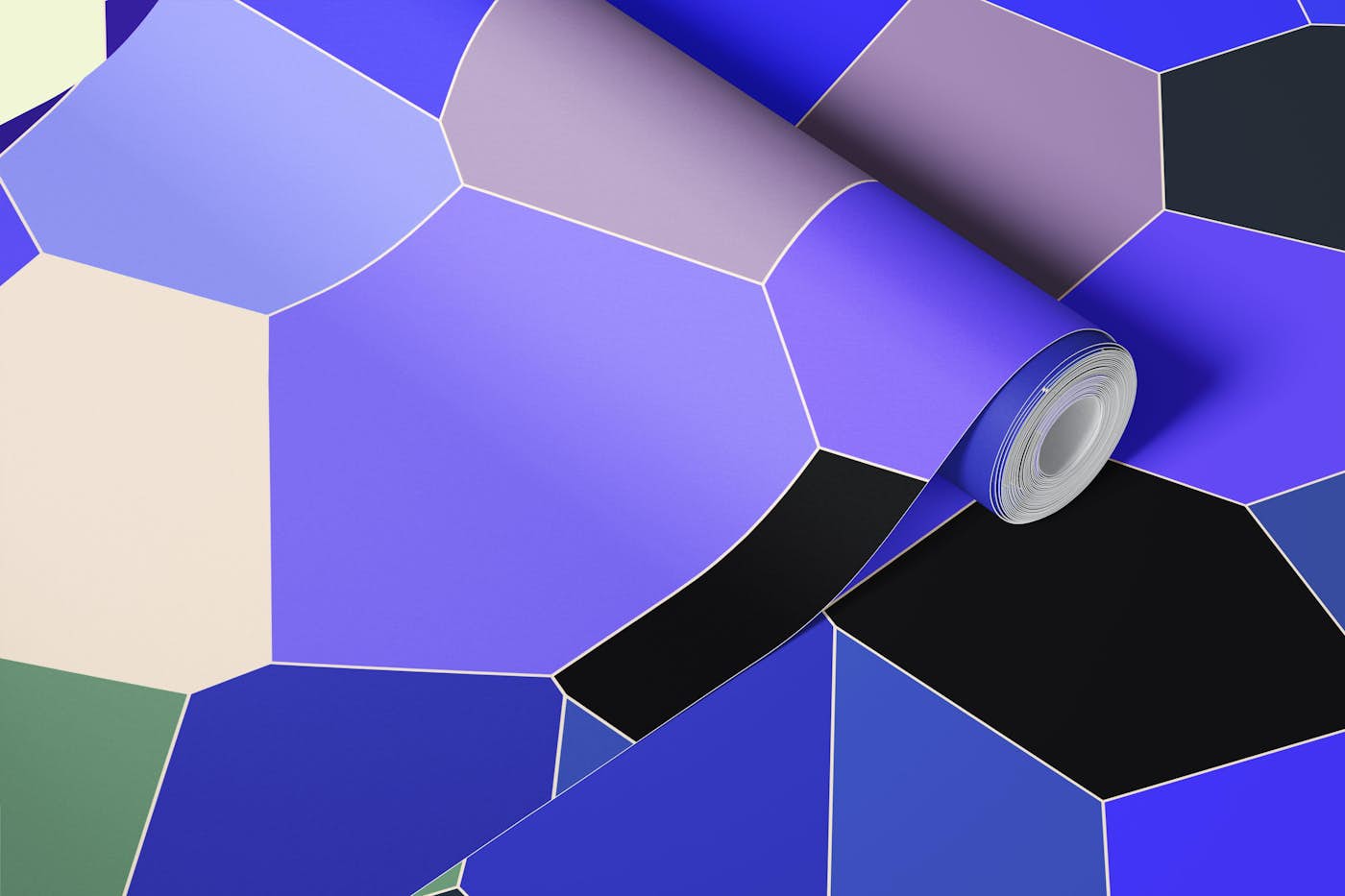 Vibrant Mosaic Bliss wallpaper roll