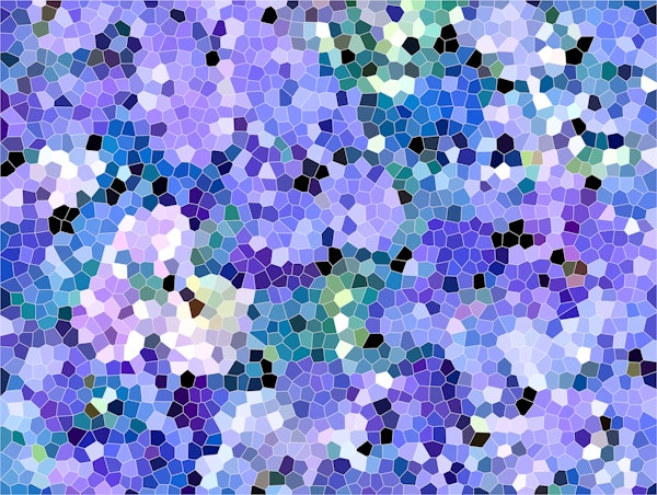 Lavender Mosaic Bliss