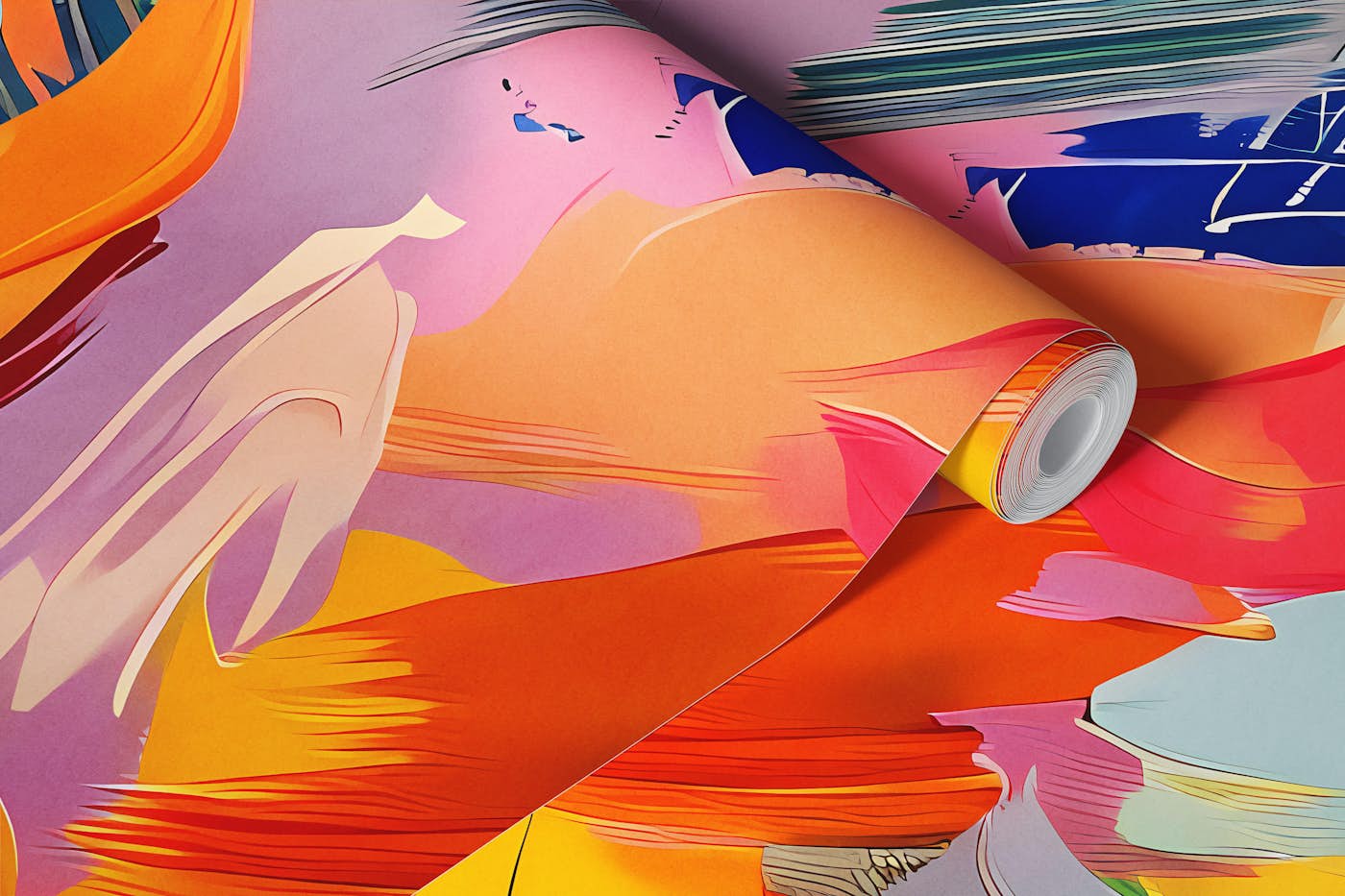 Vibrant Color Explosion wallpaper roll