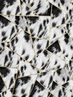 Animal Fur Gold Geometric 2 tapete
