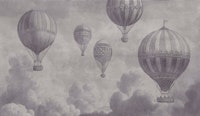 Above the Clouds - Plum wallpaper