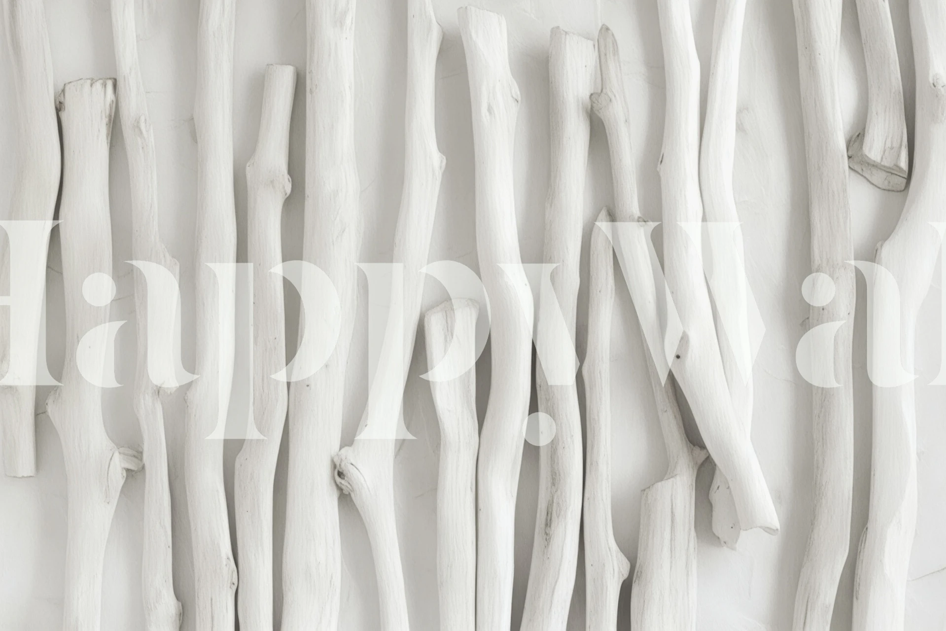 Whitewashed wood planks texture wallpaper