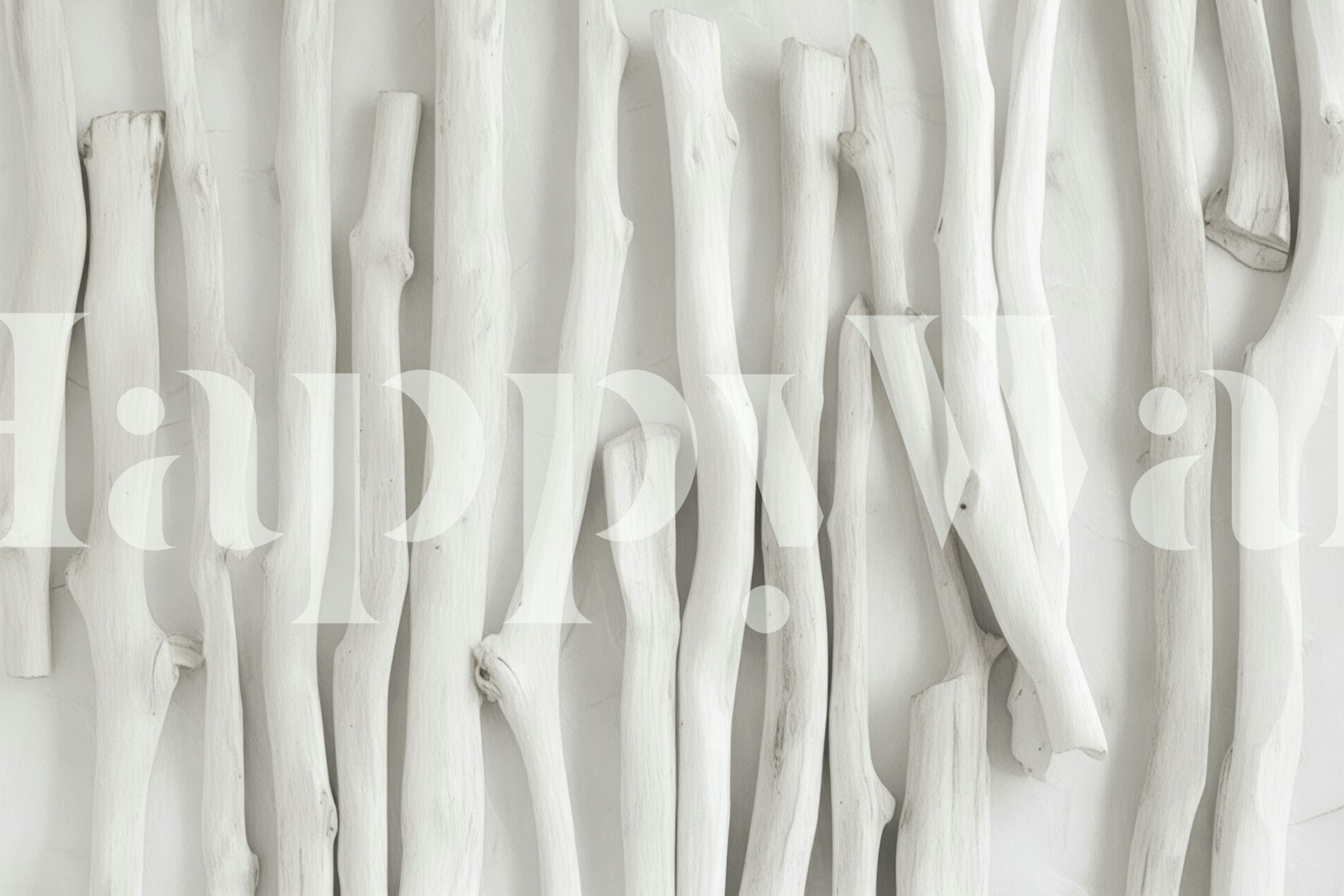 Whitewashed wood planks texture wallpaper