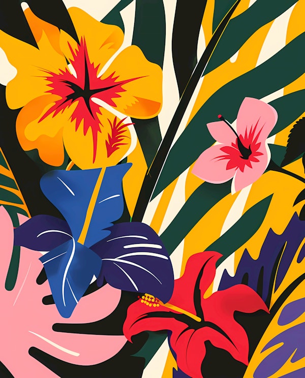 Tropical Flower Paradise