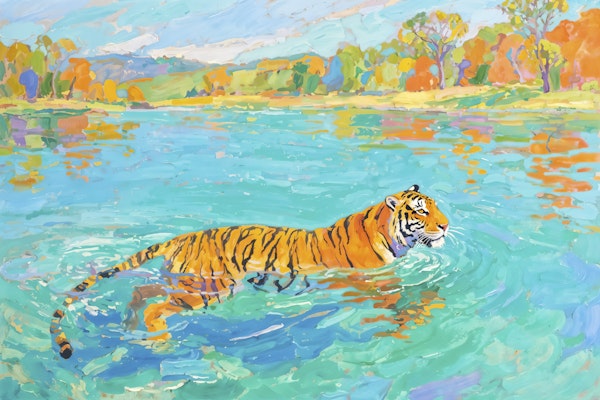 Majestic Tiger Oasis