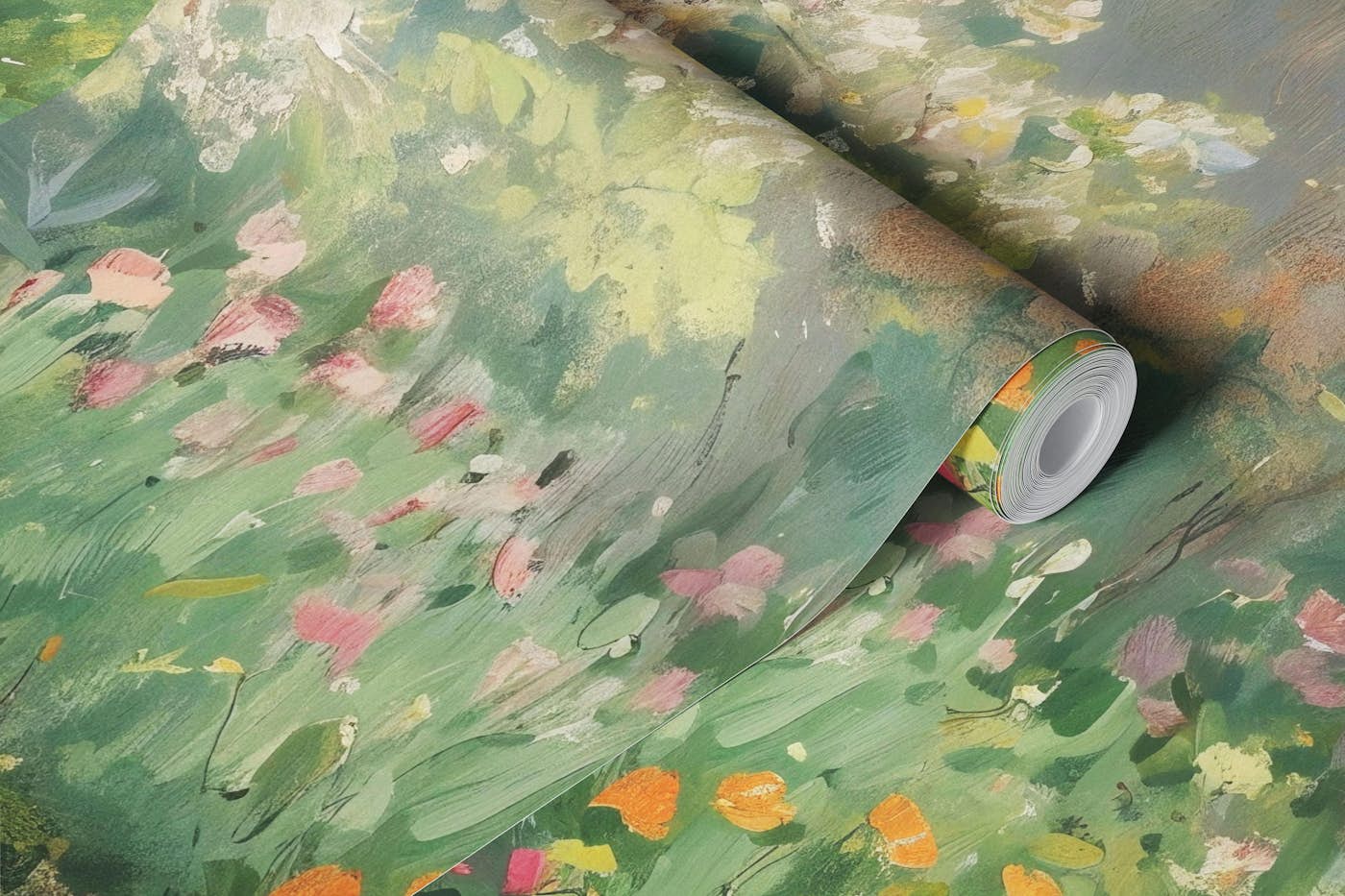 Blossoming Garden Escape wallpaper roll