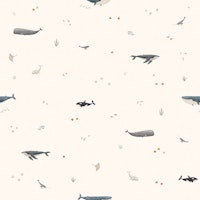 Oceanic Gentle Whales small scale tapety