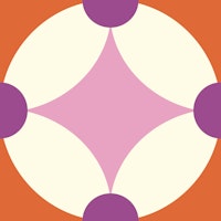 Funky Circular Color Burst tapete