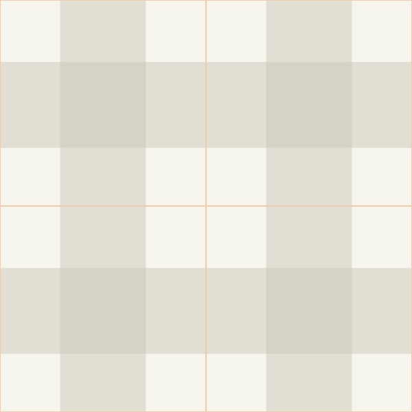 Medium Neutral Tones Tartan Design