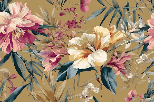 Elegant Bronze Bloom