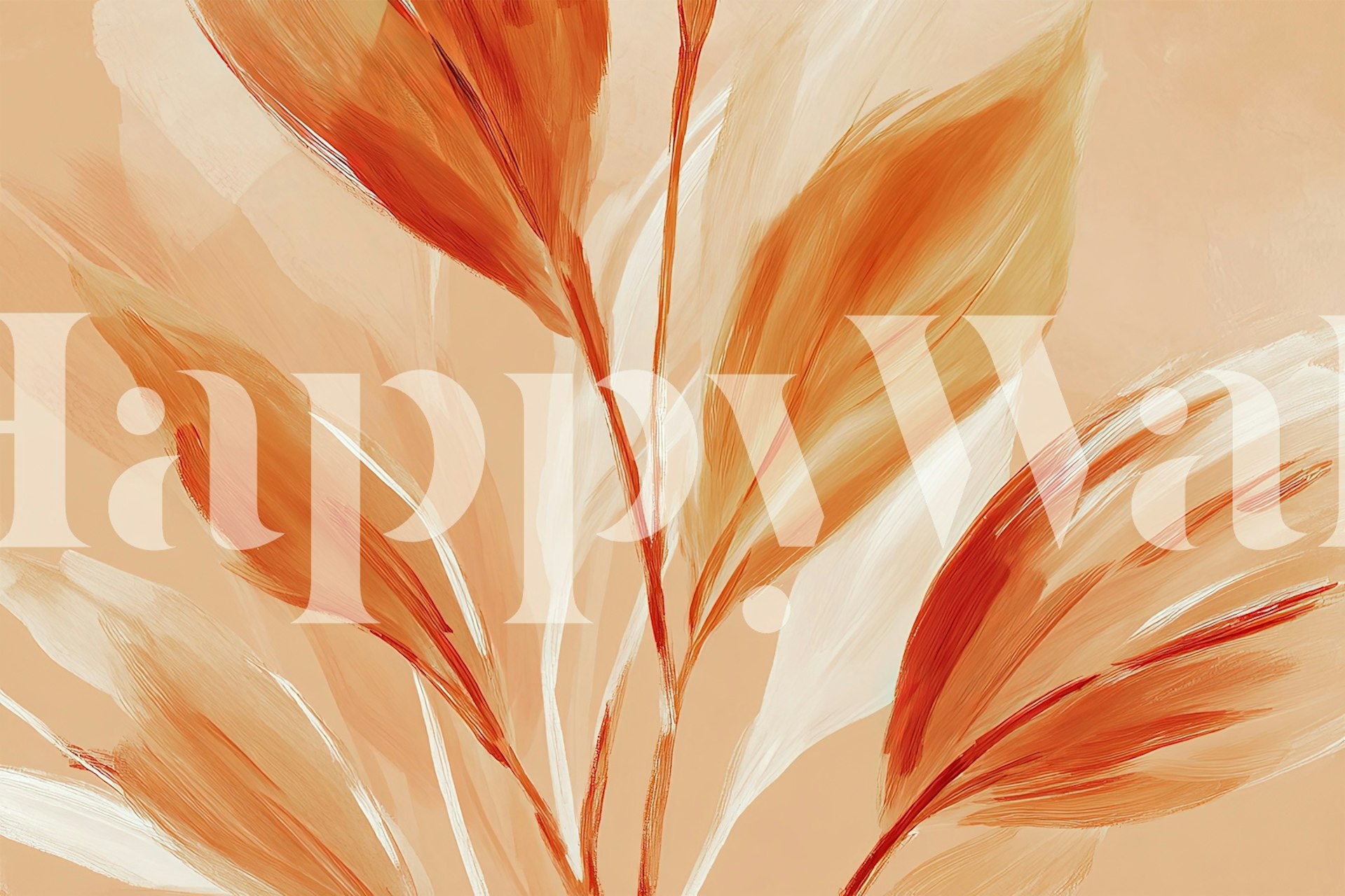 Autumn Breeze ταπετσαρία με σχέδιο φύλλων