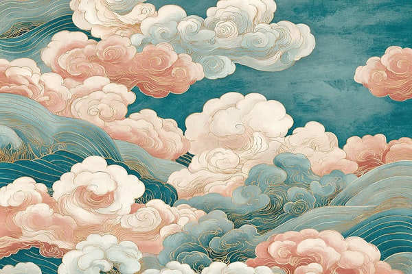 Celestial Asian Clouds