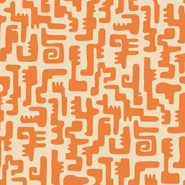 Groovy Crocodile Vibes Orange