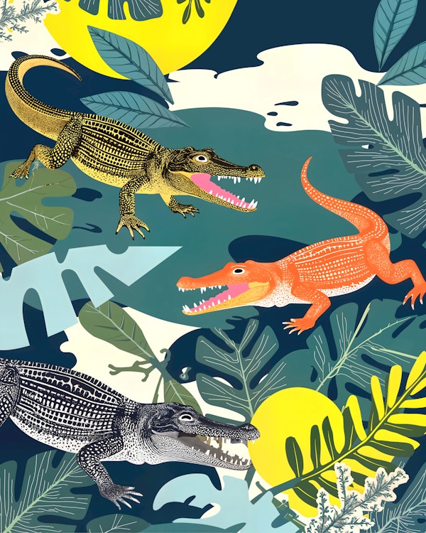 Three Crocodiles