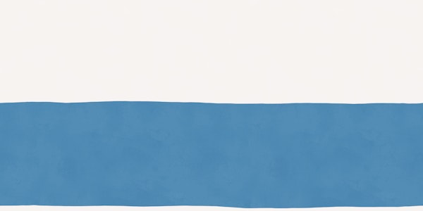 Cornish Coastal Stripe - Classic Blue & White