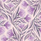 Purple and Pink Block Print Inspired Floral