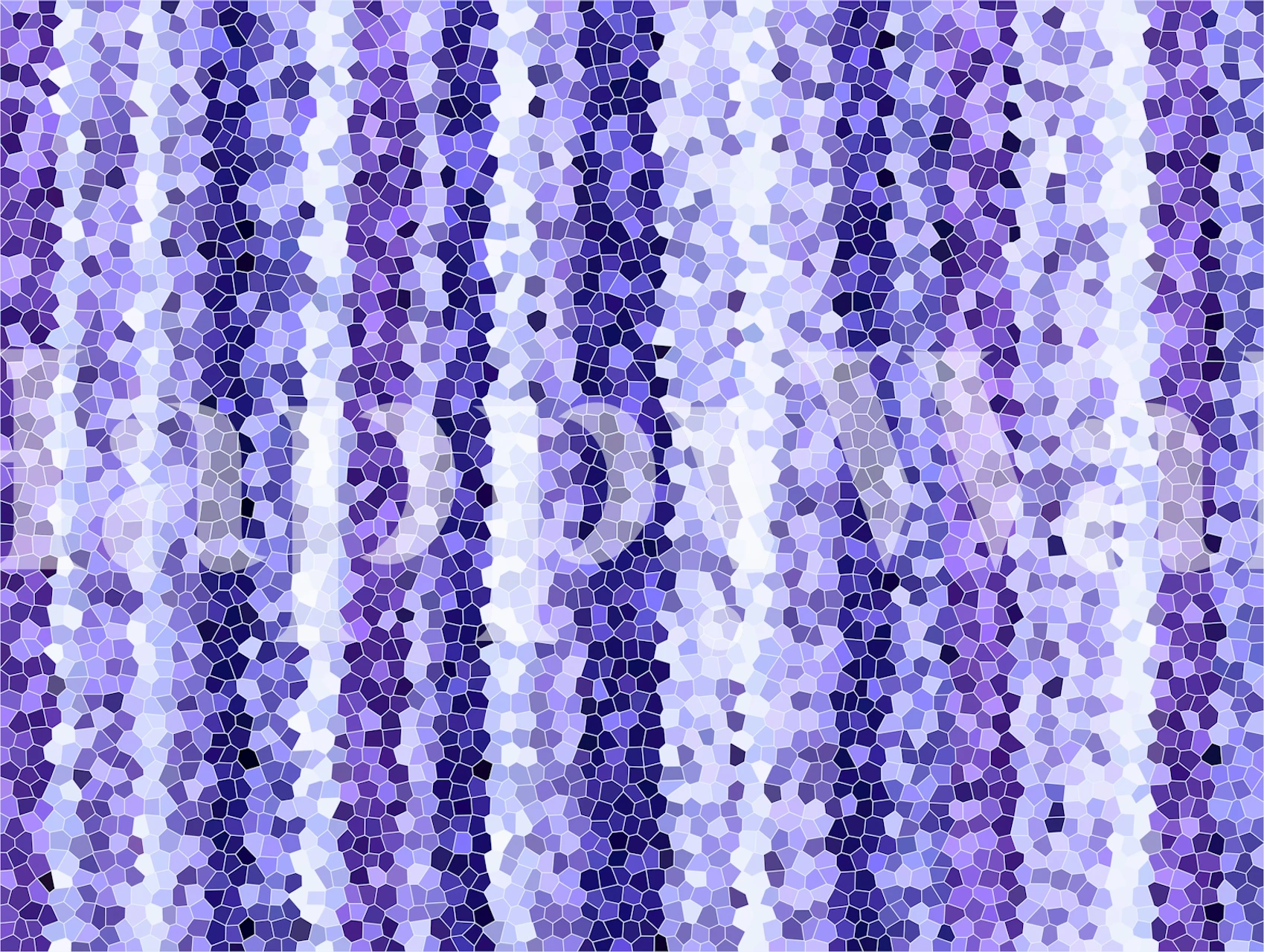 Papier peint Purple Mosaic Stream dans une pièce
