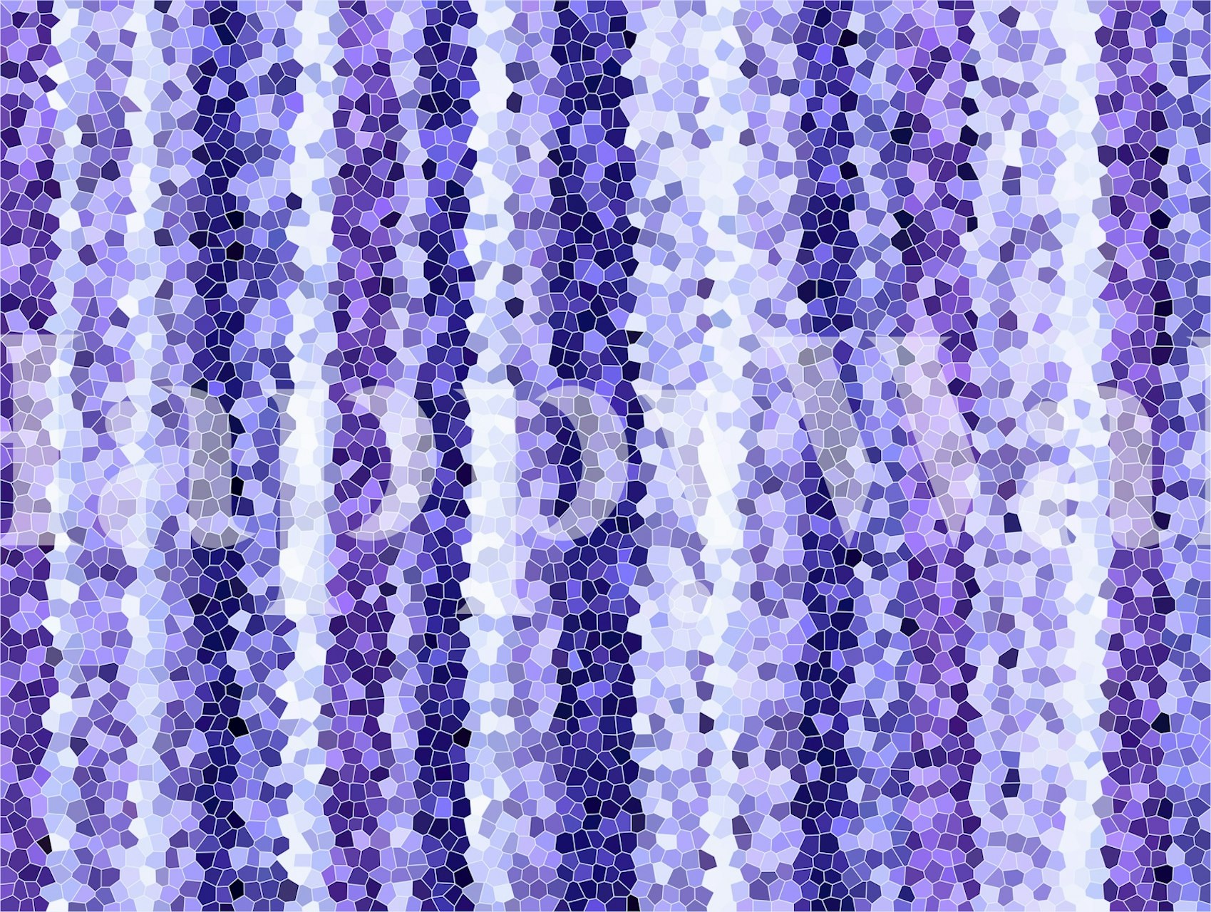 Purple Mosaic Stream wallpaper in a room
