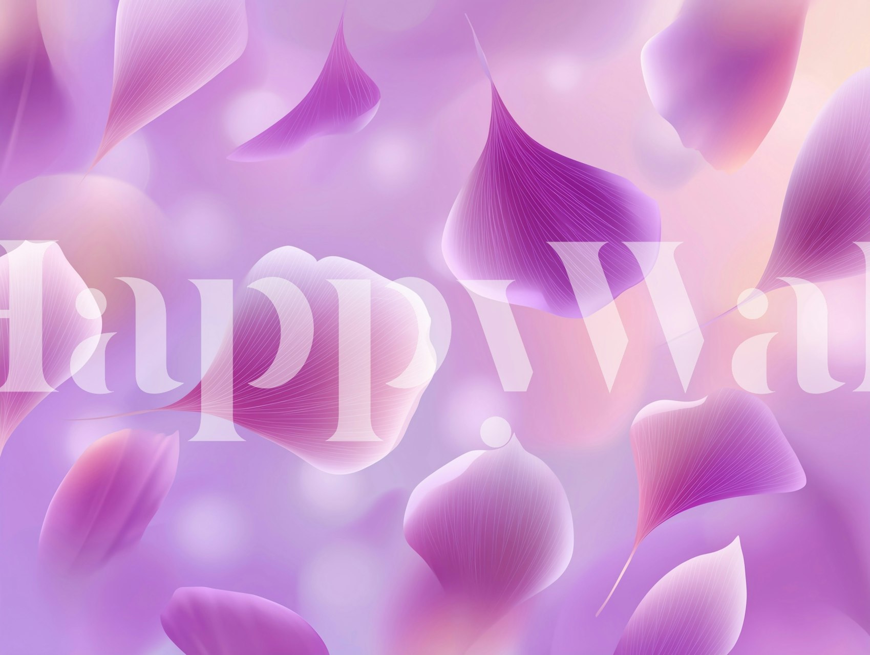 Lilac Petal Fantasy tapeta v pokoji