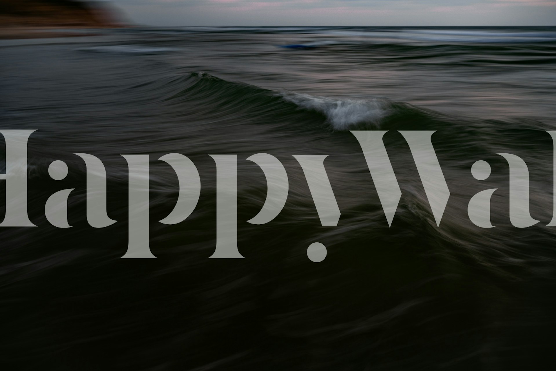 Papier peint Vagues dans une pièce moderne