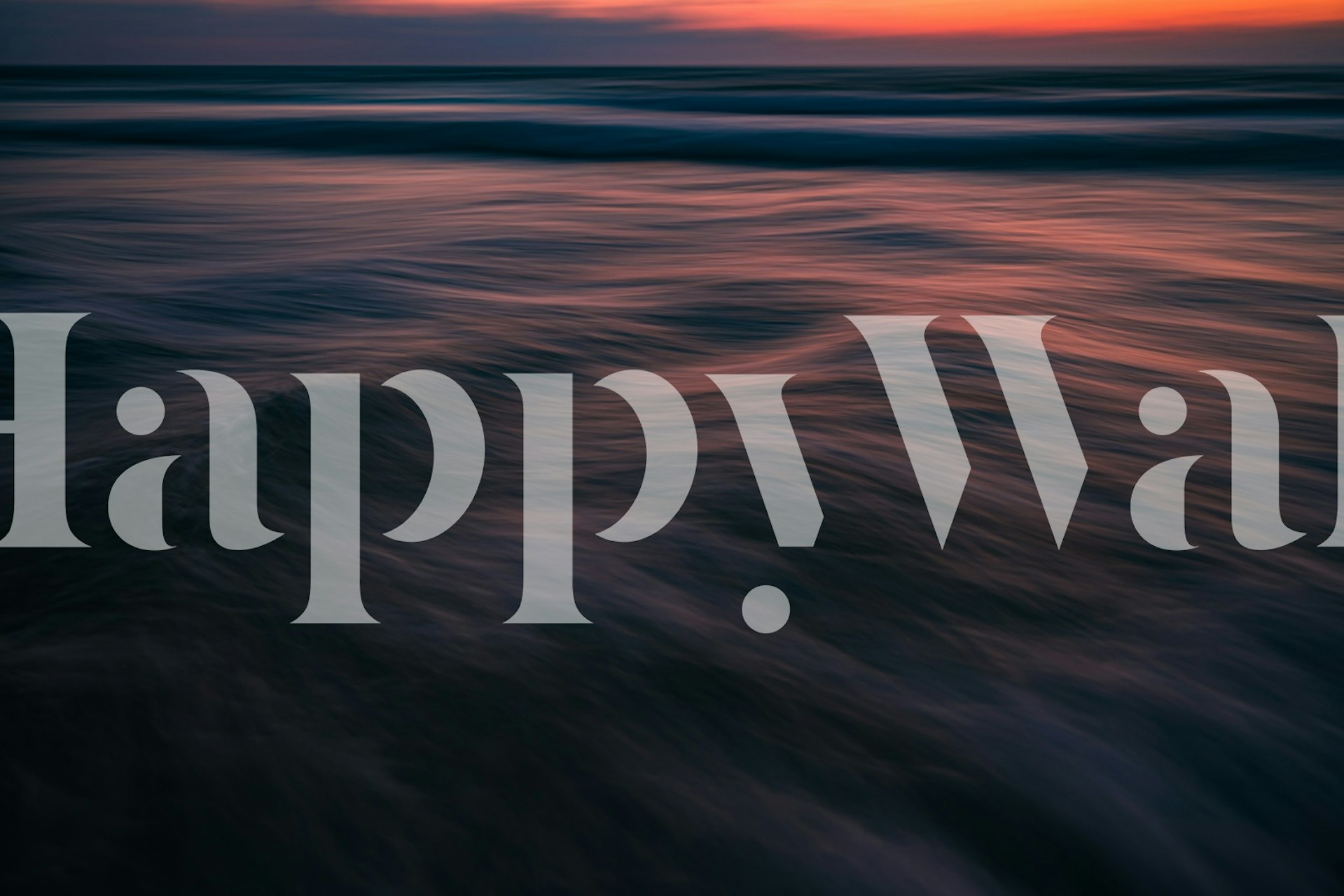 Waves wallpaper in a relaxing room