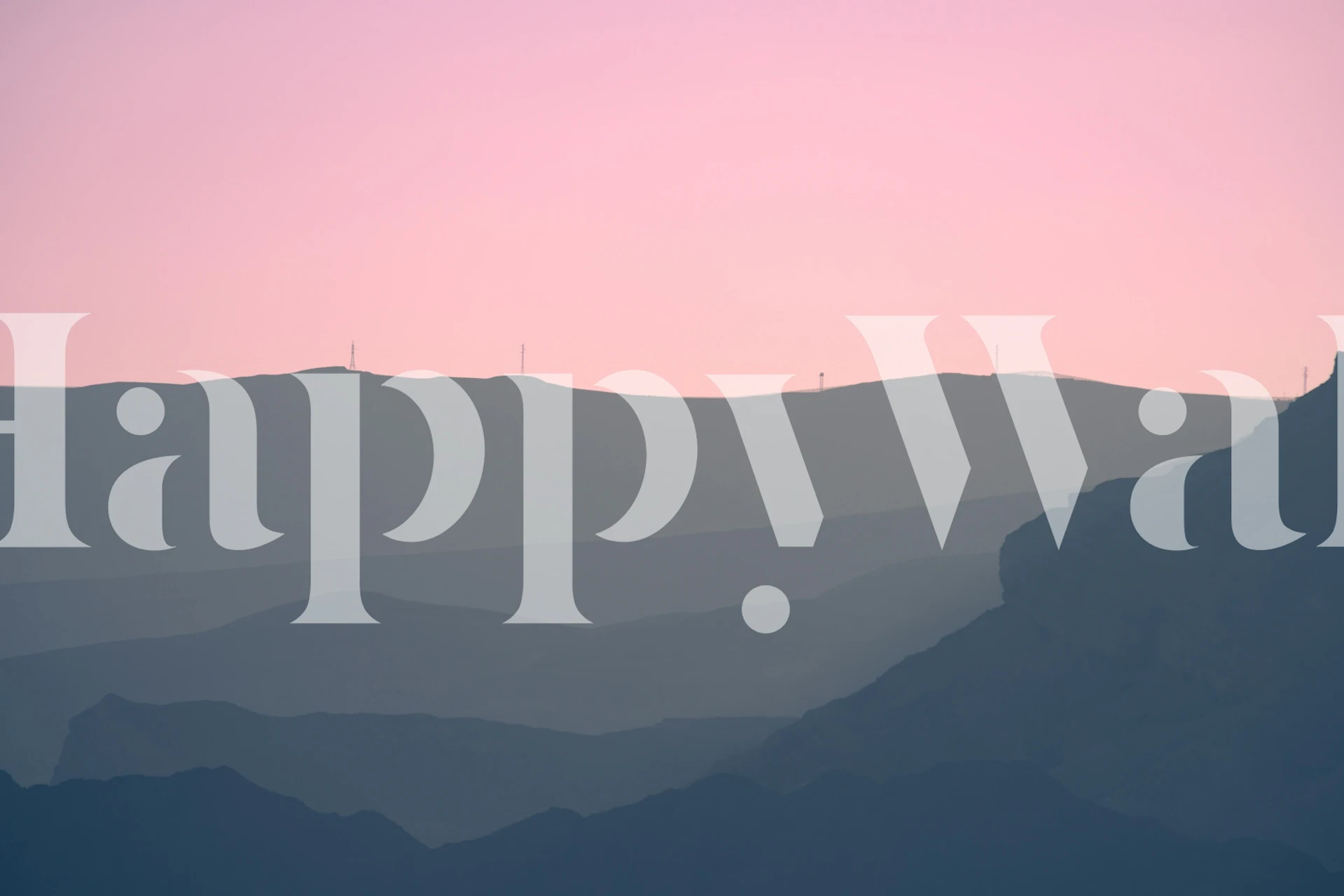 Behang Mountains of Eilat in een kamer