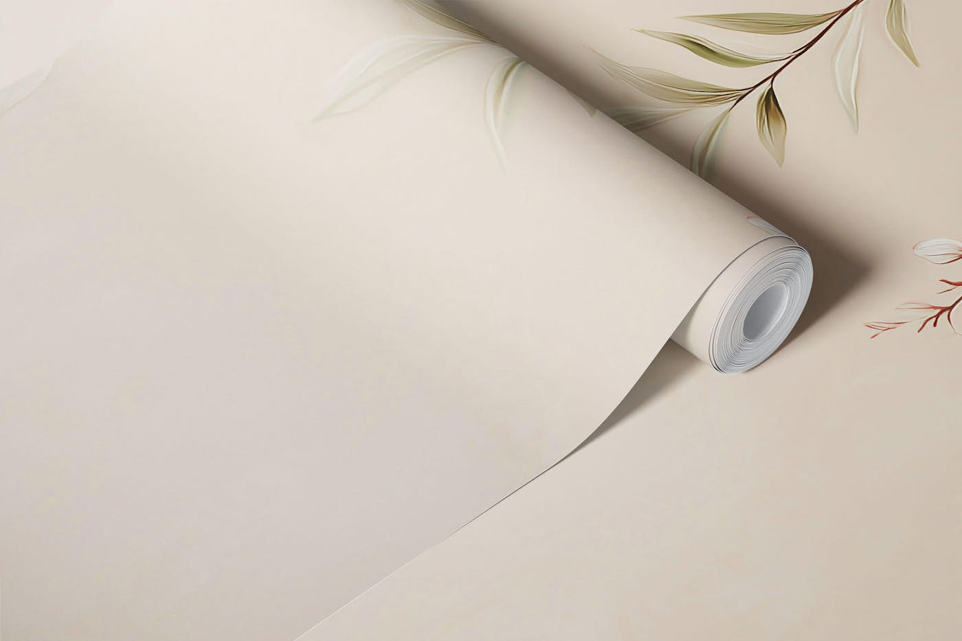 Ethereal Flowering Vines wallpaper roll