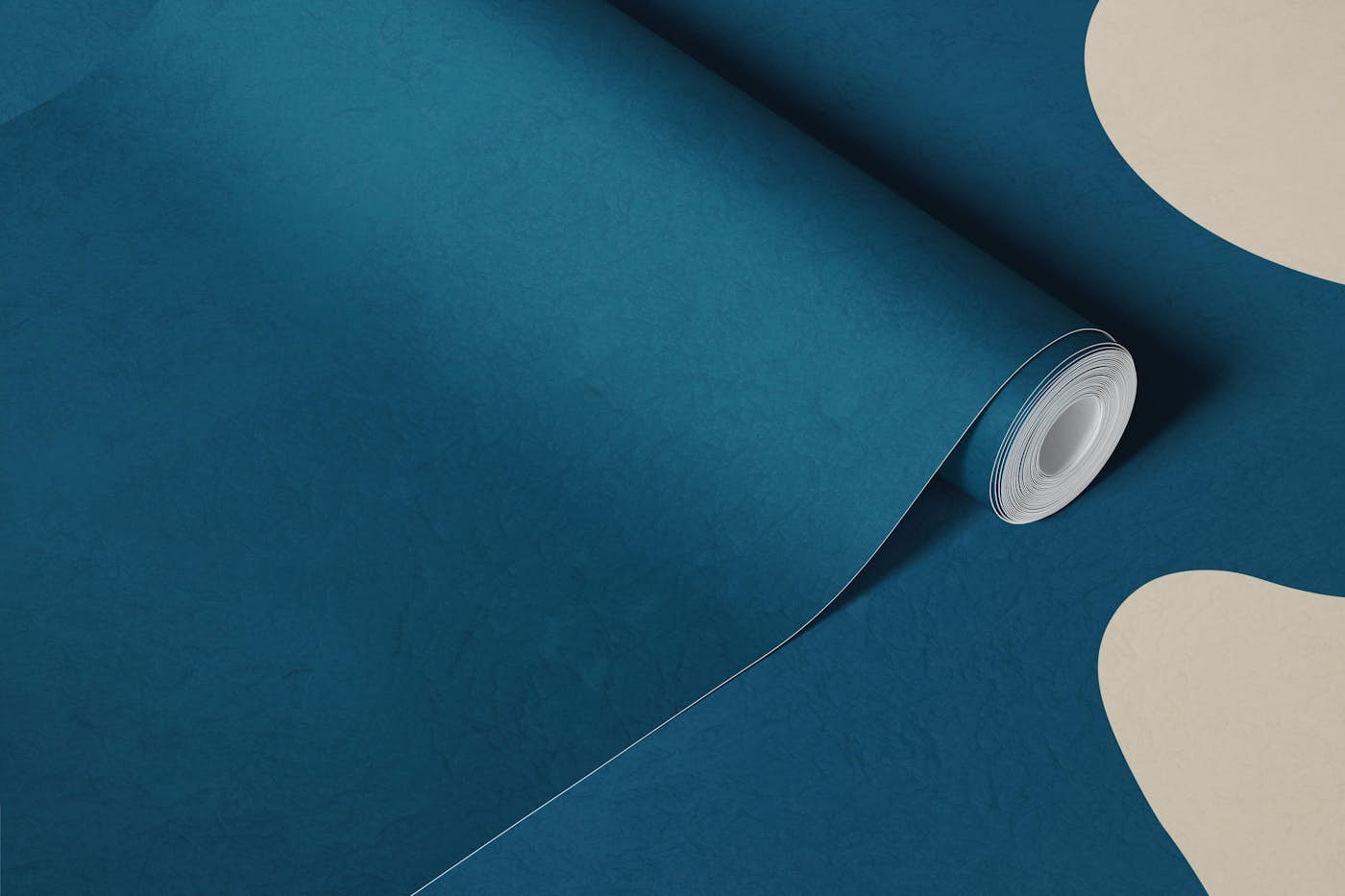 Abstract Blue Flow wallpaper roll