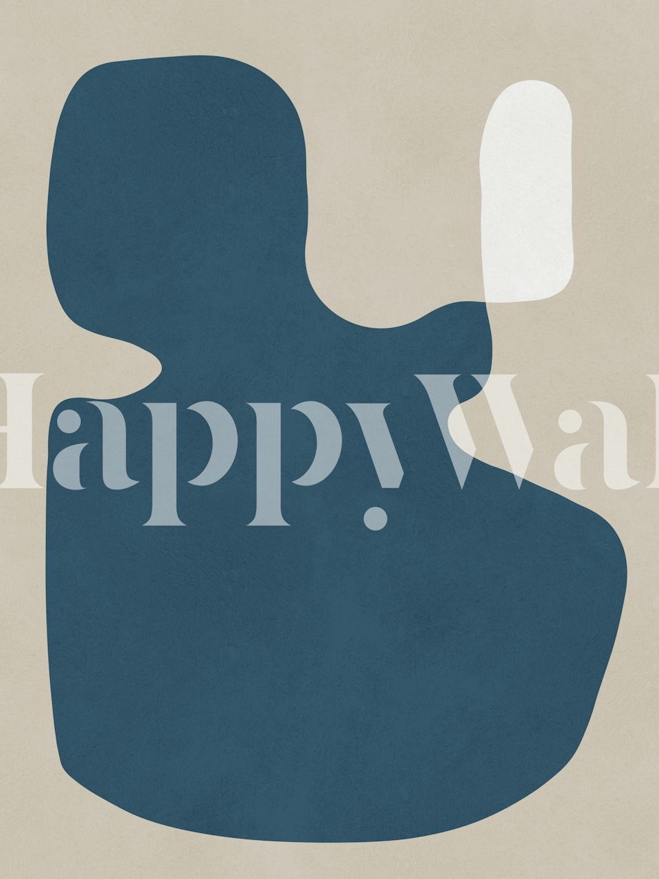 Tapeta Abstract Blue Flow v místnosti