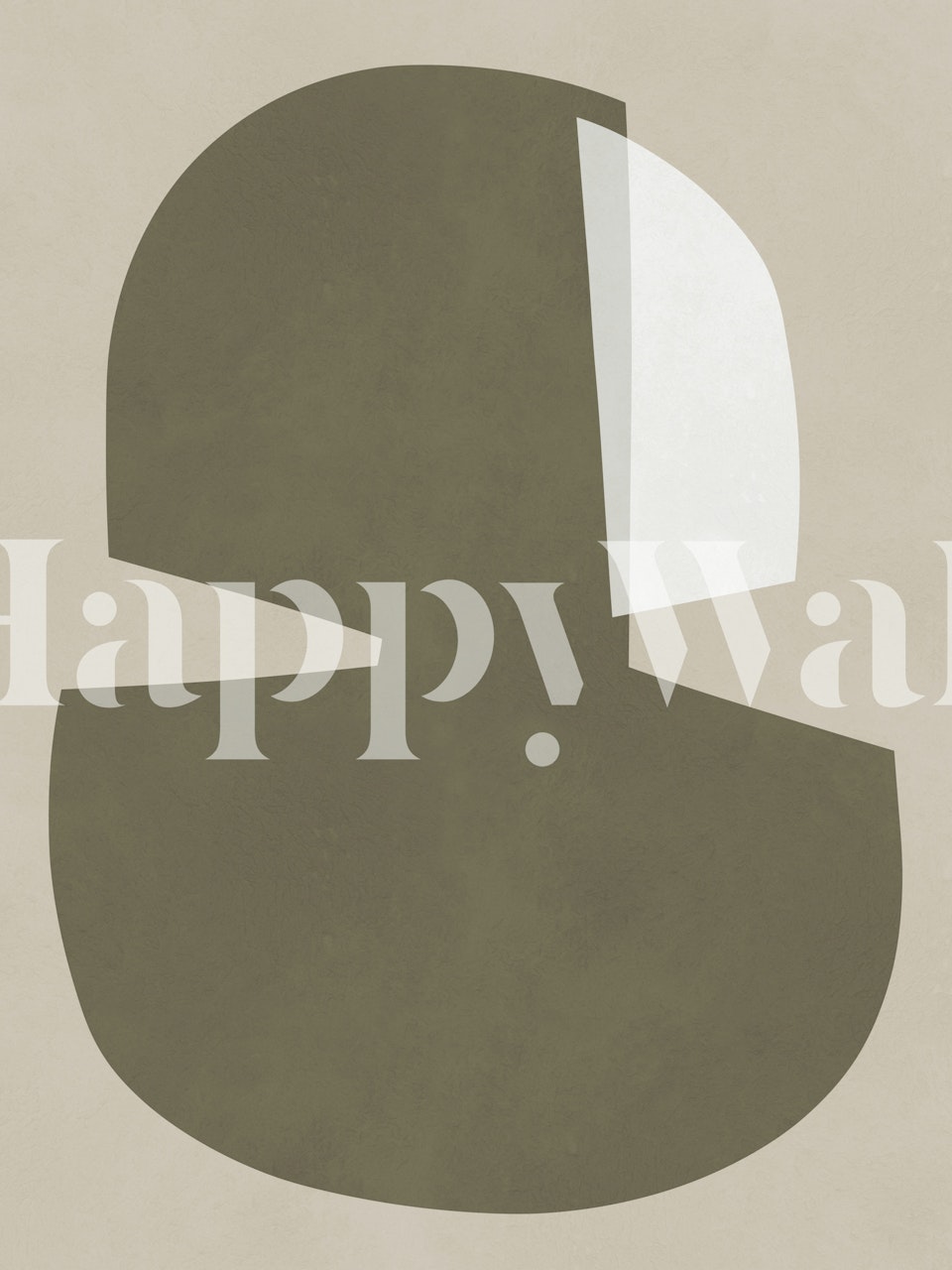 Modern Earth Tone Abstract tapeta w pokoju