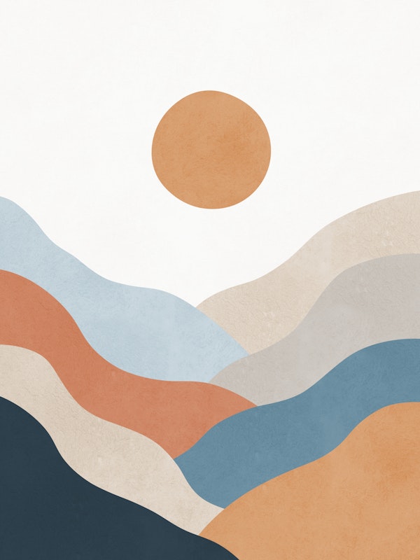 Abstract Sunrise Waves