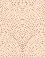 Subtle arches - ochre ternet - large papiers peint
