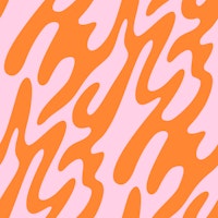 Groovy Swings Pink Orange ταπετσαρία