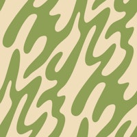 Groovy Swings Green Beige ταπετσαρία