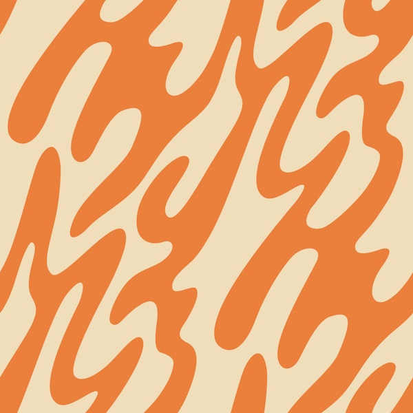 Groovy Swings Orange Beige