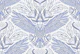 owl ink blue - chinoiserie