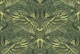 owl dark green - dark academia damask
