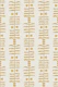 Modern boho plants stripes - cooper yellow